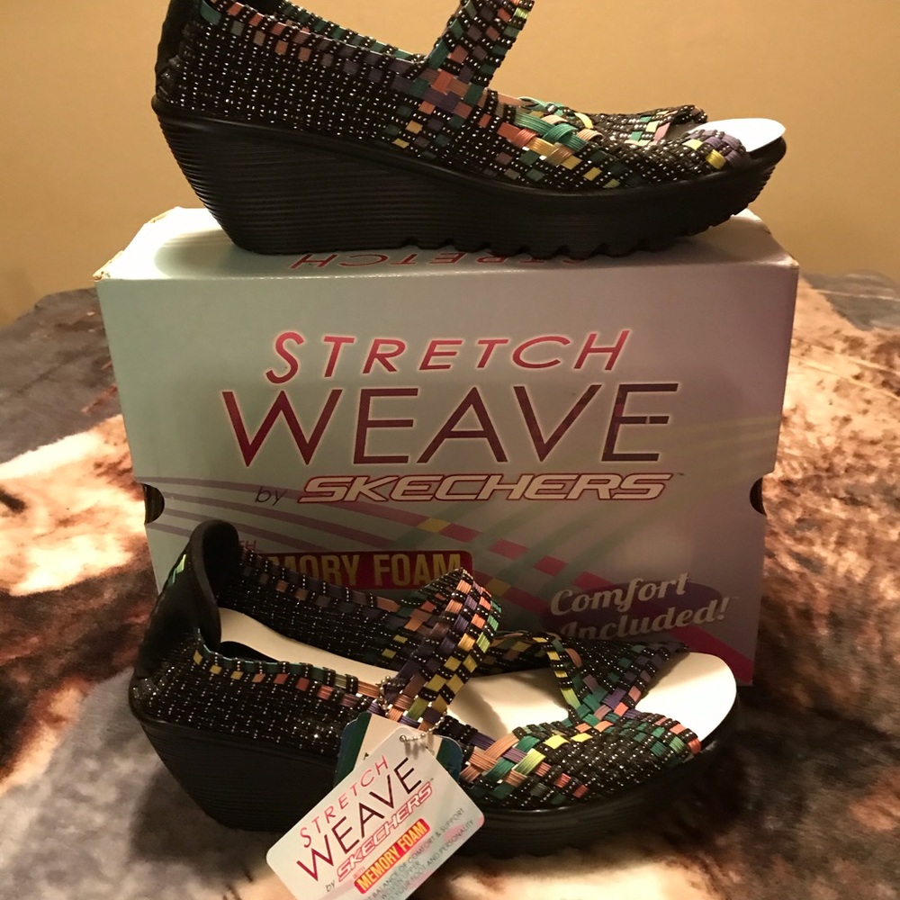 Skechers Stretch Weave w/Memory Foam
